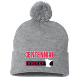 Centennial Hockey Sportsman 12" Pom-Pom Cuffed Beanie