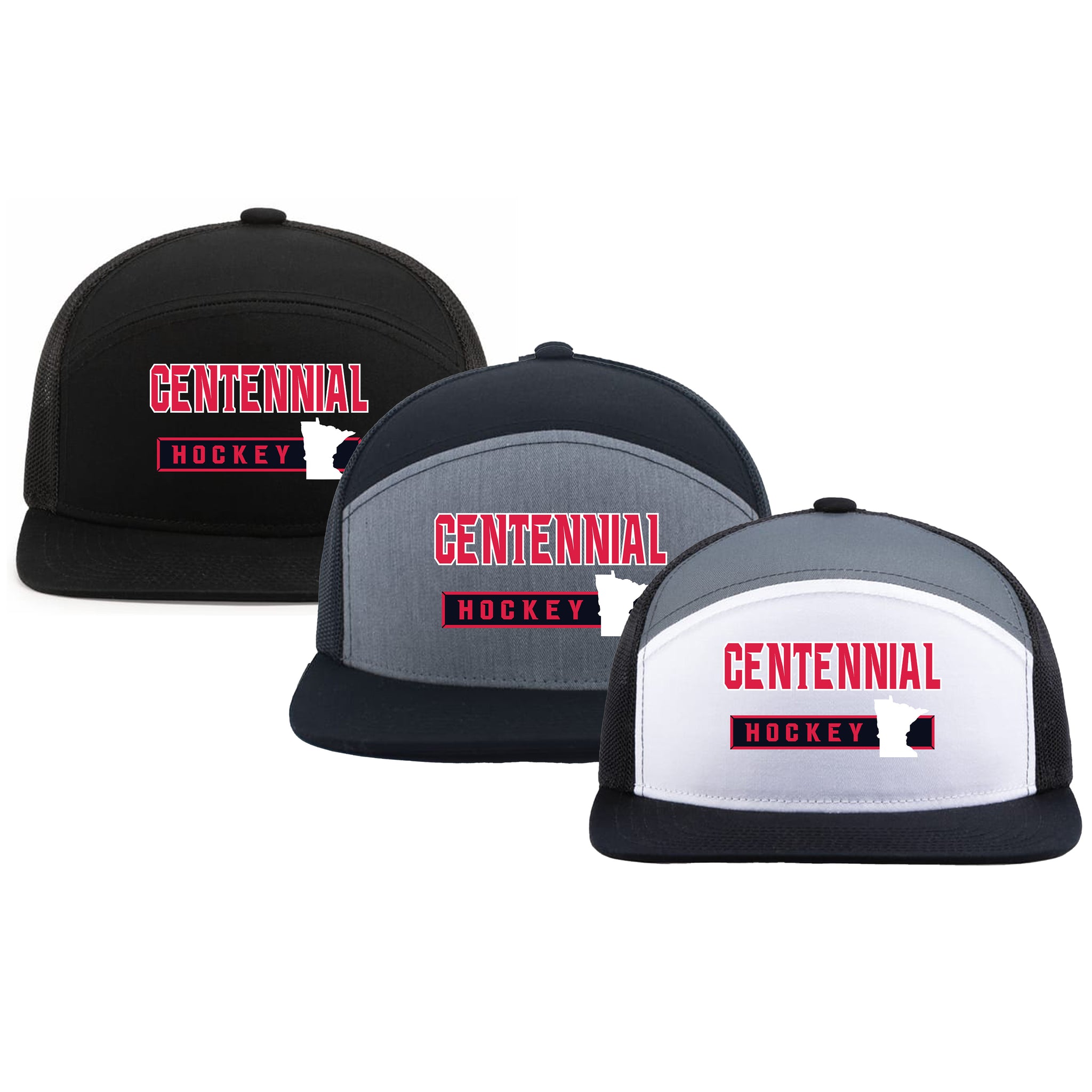 Centennial Hockey Pacific Headwear 6-Panel Trucker Snapback Hat