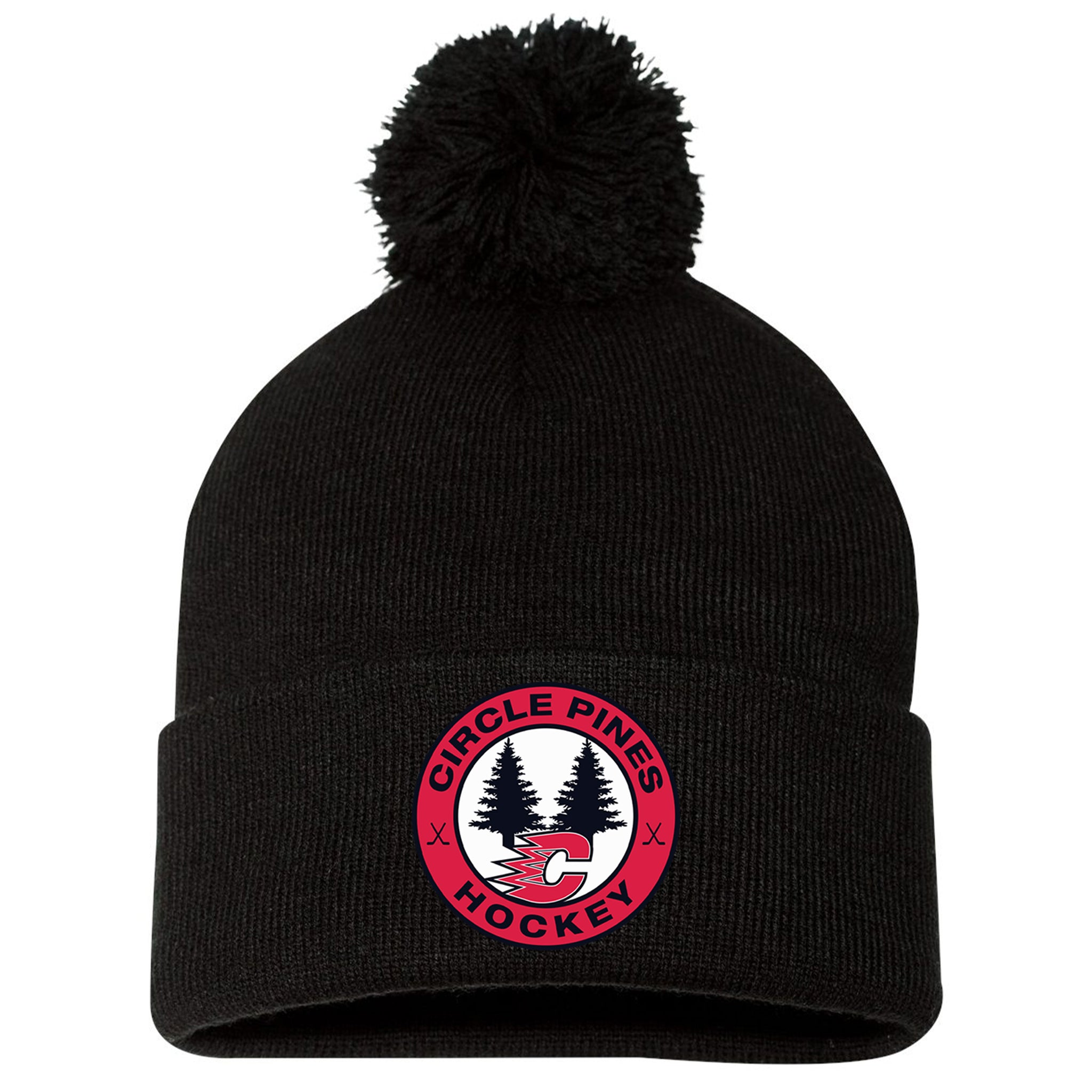 Centennial Hockey Sportsman 12" Pom-Pom Cuffed Beanie