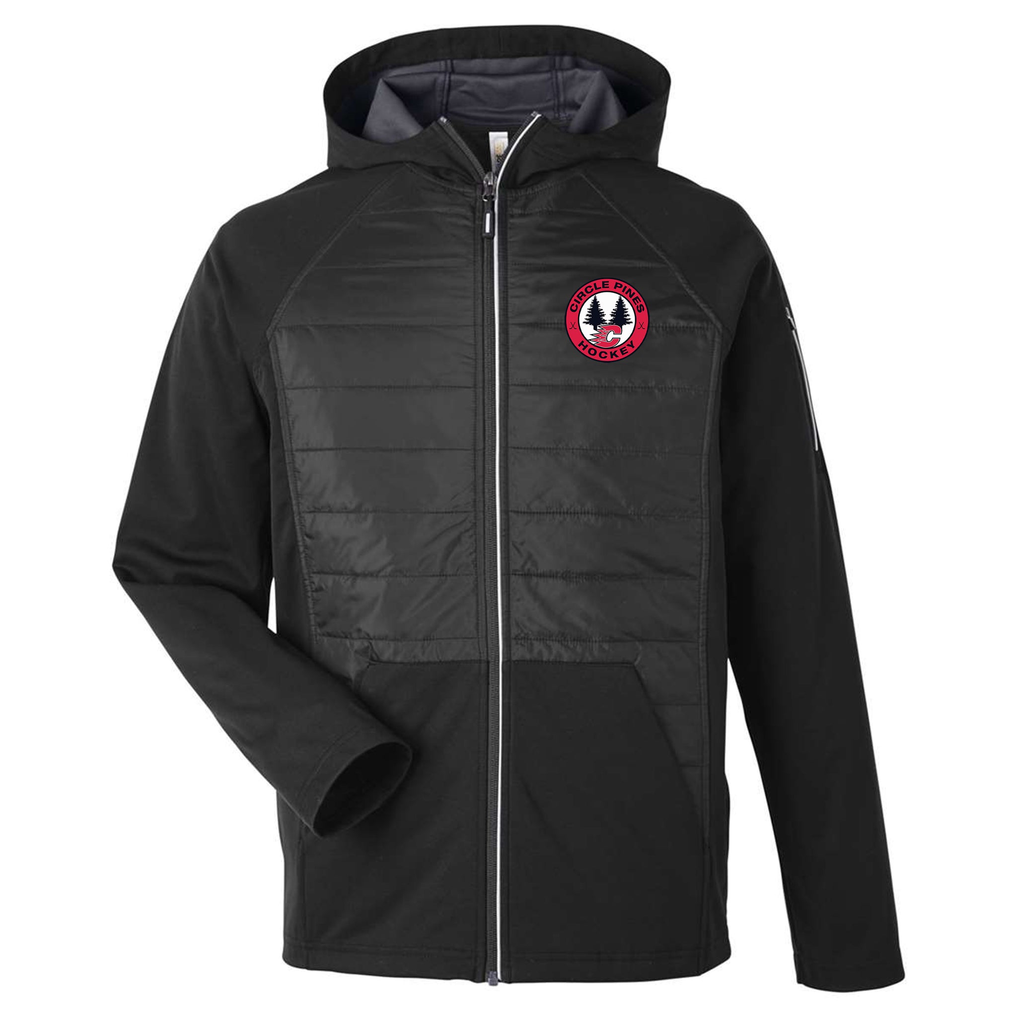 Centennial Hockey Unisex Techno Lite Hybrid Hooded Jacket