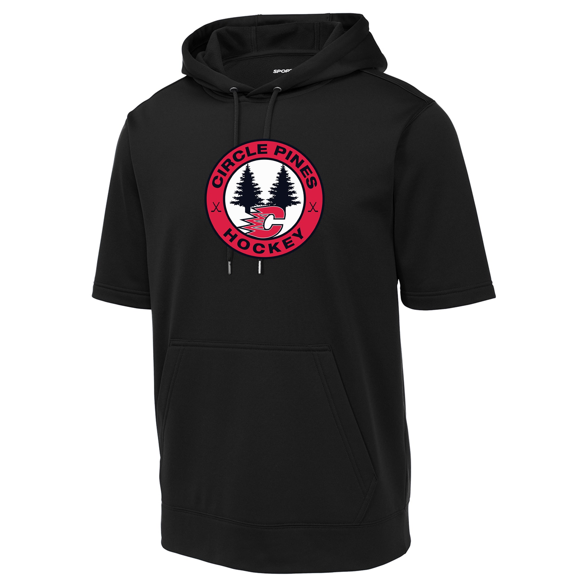 Centennial Hockey Sport-Tek ® Sport-Wick ® Fleece Short Sleeve Hooded Pullover