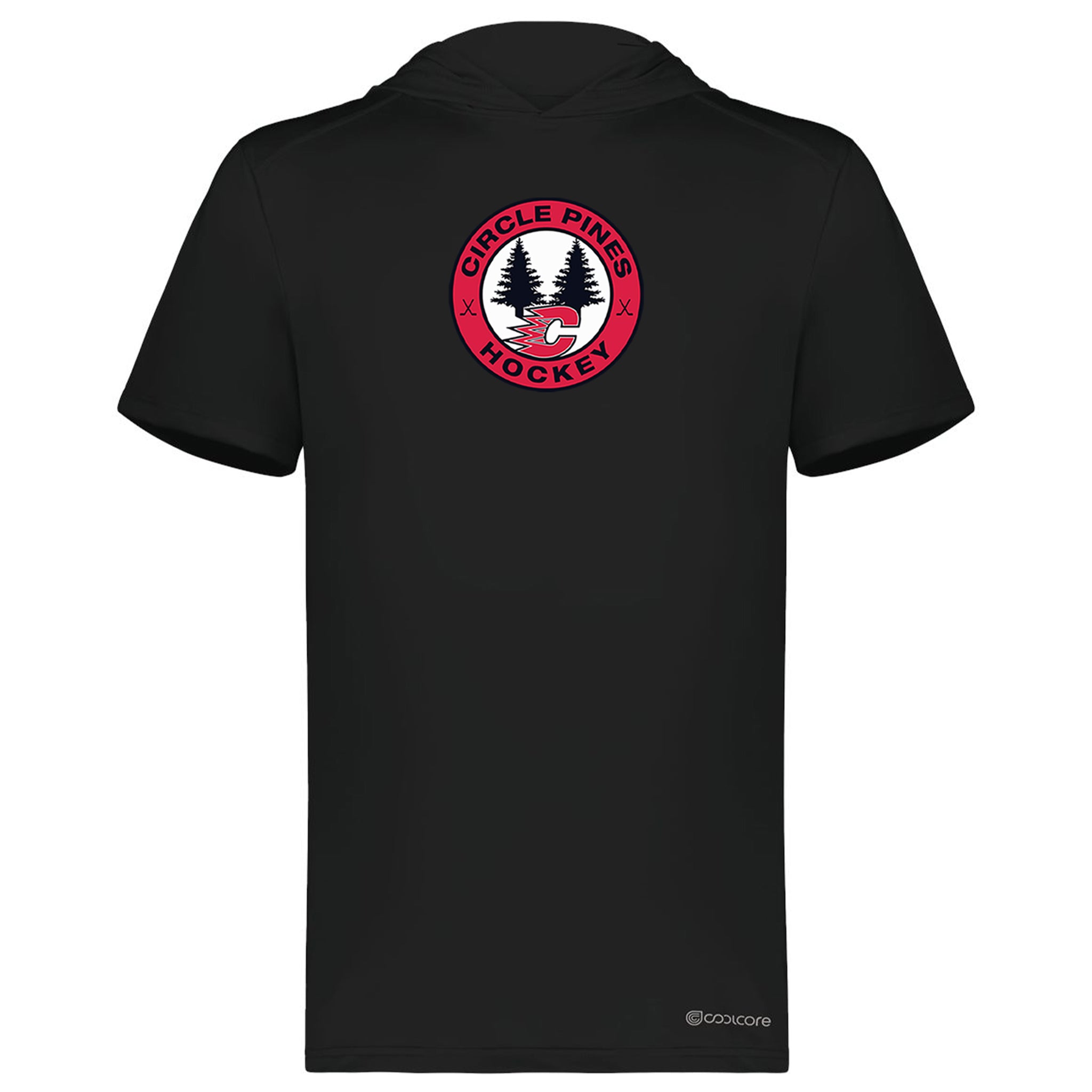 Centennial Hockey Holloway Men's Hooded T-Shirt Powered by Coolcore