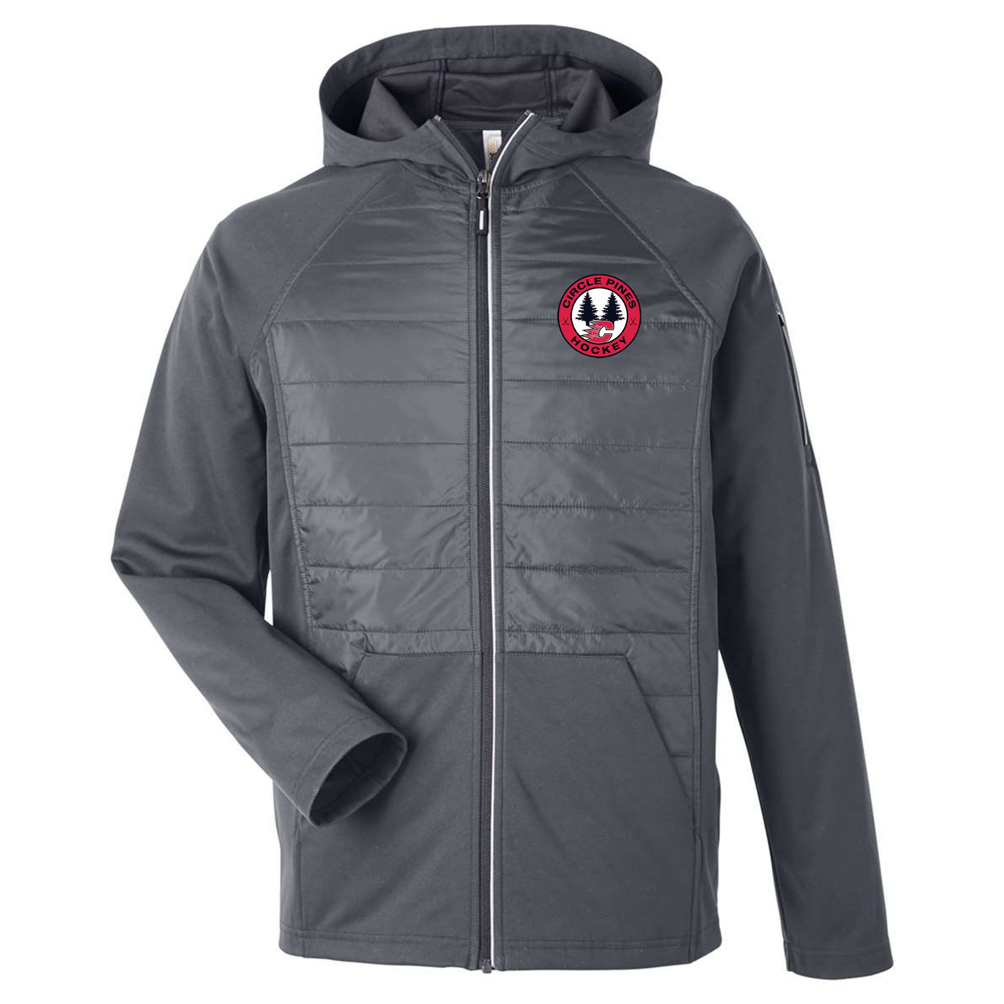 Centennial Hockey Unisex Techno Lite Hybrid Hooded Jacket