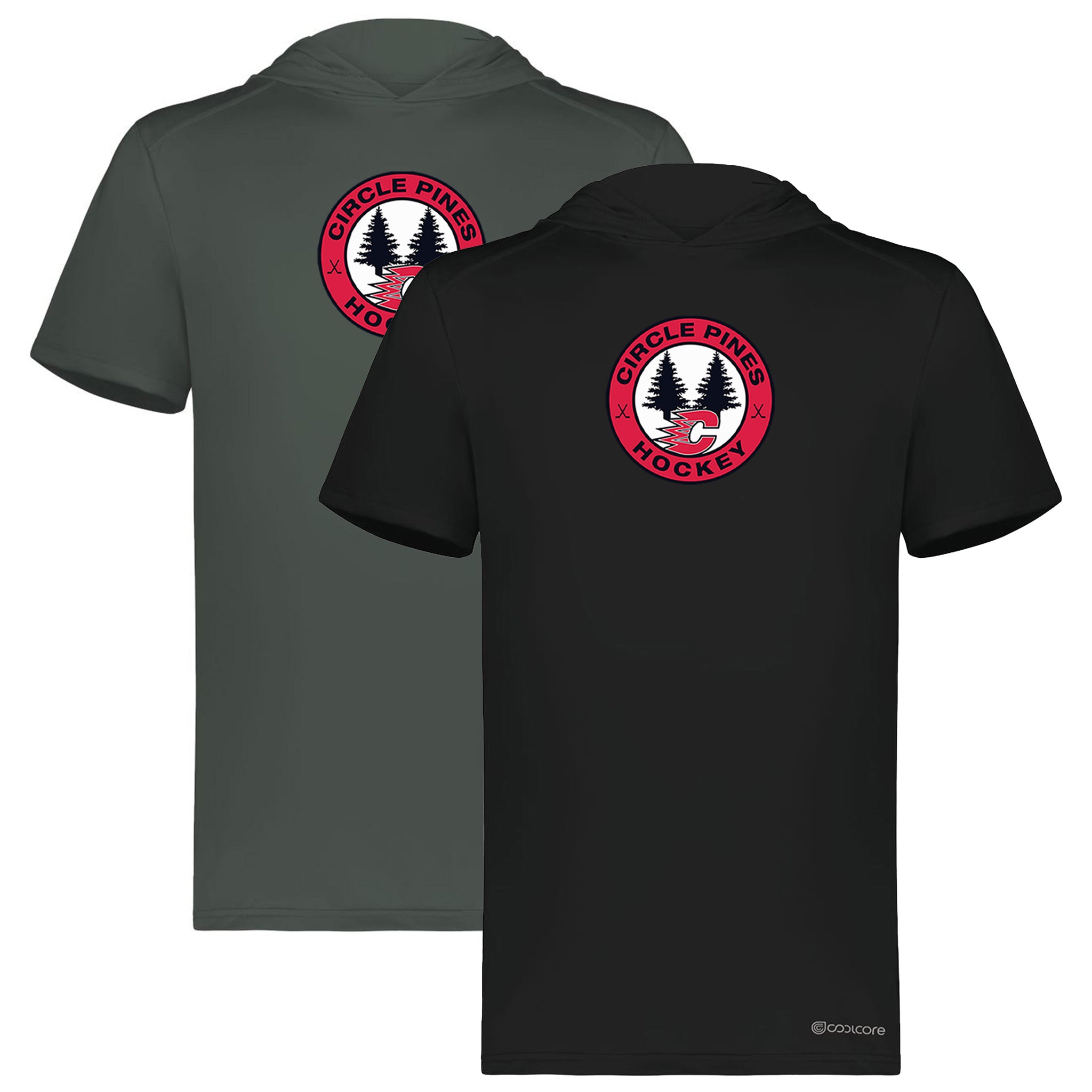 Centennial Hockey Holloway Men's Hooded T-Shirt Powered by Coolcore