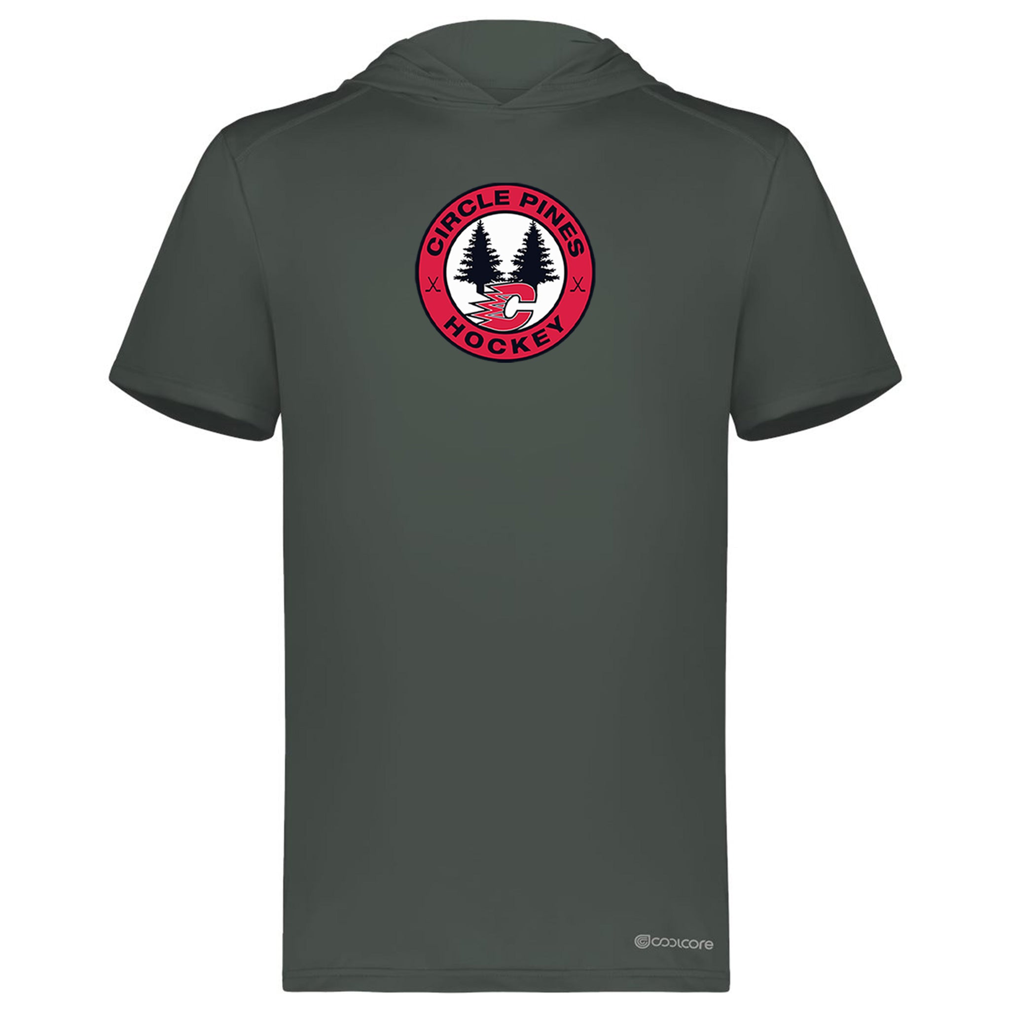 Centennial Hockey Holloway Men's Hooded T-Shirt Powered by Coolcore