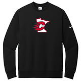 Centennial Hockey Nike Club Fleece Sleeve Swoosh Crew