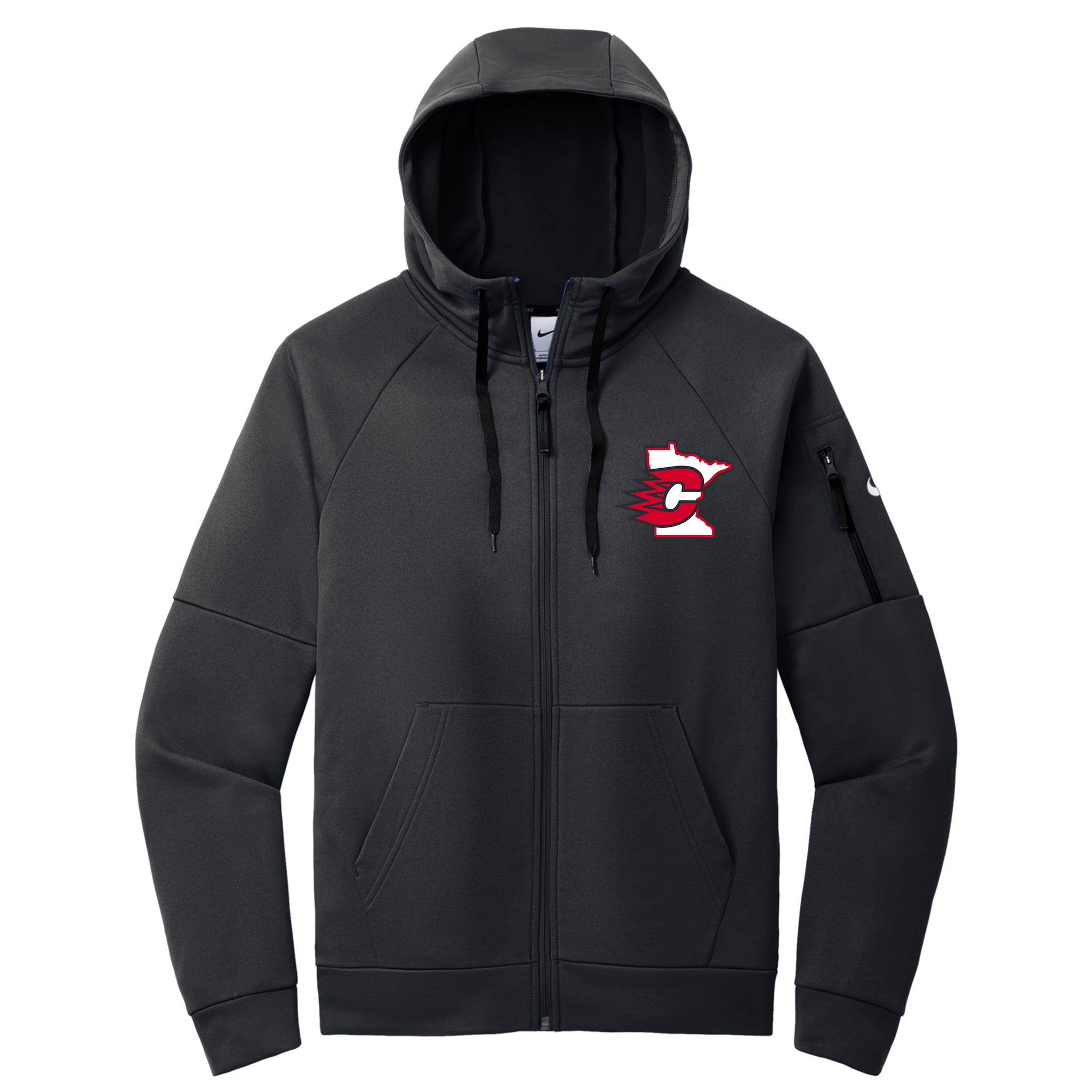 Centennial Hockey Nike Therma-FIT Pocket Full-Zip Fleece Hoodie