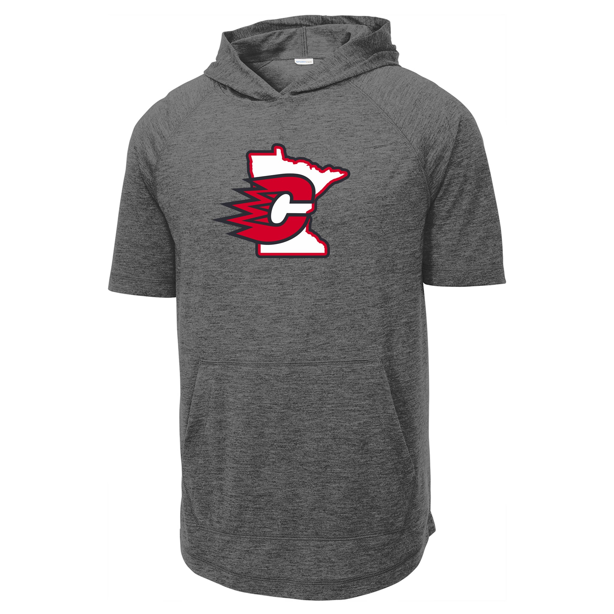 Centennial Hockey Sport-Tek ® PosiCharge ® Tri-Blend Wicking Short Sleeve Hoodie