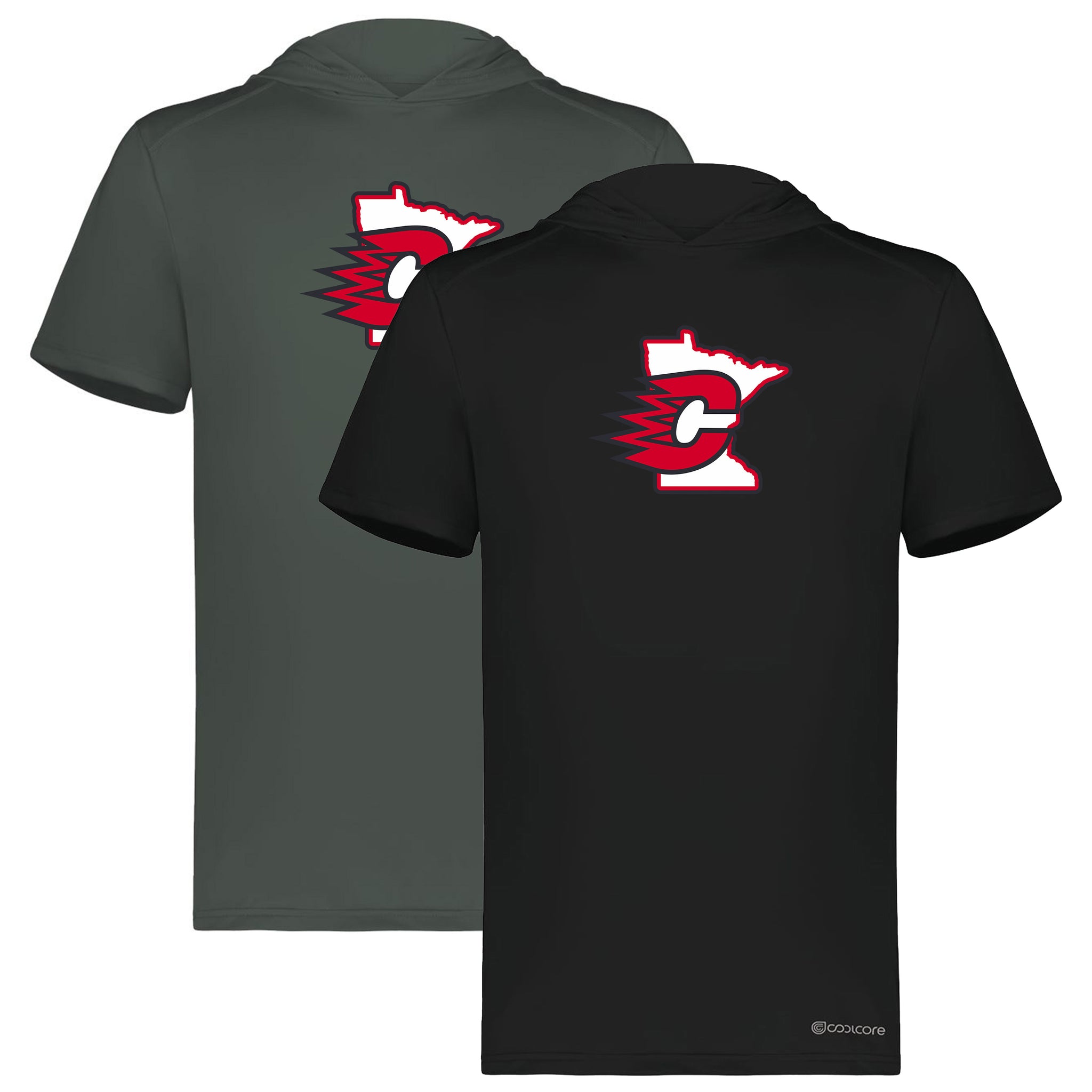 Centennial Hockey Holloway Men's Hooded T-Shirt Powered by Coolcore