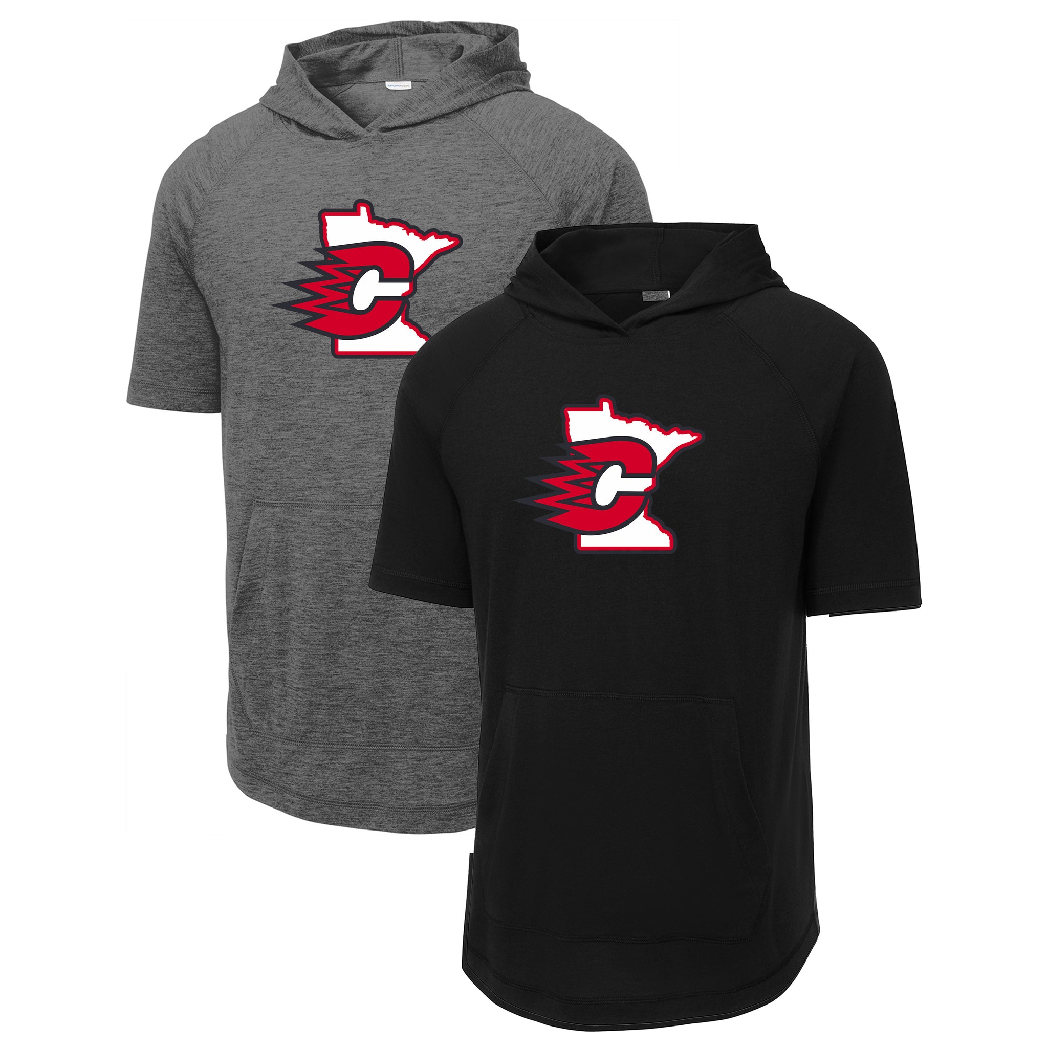 Centennial Hockey Sport-Tek ® PosiCharge ® Tri-Blend Wicking Short Sleeve Hoodie