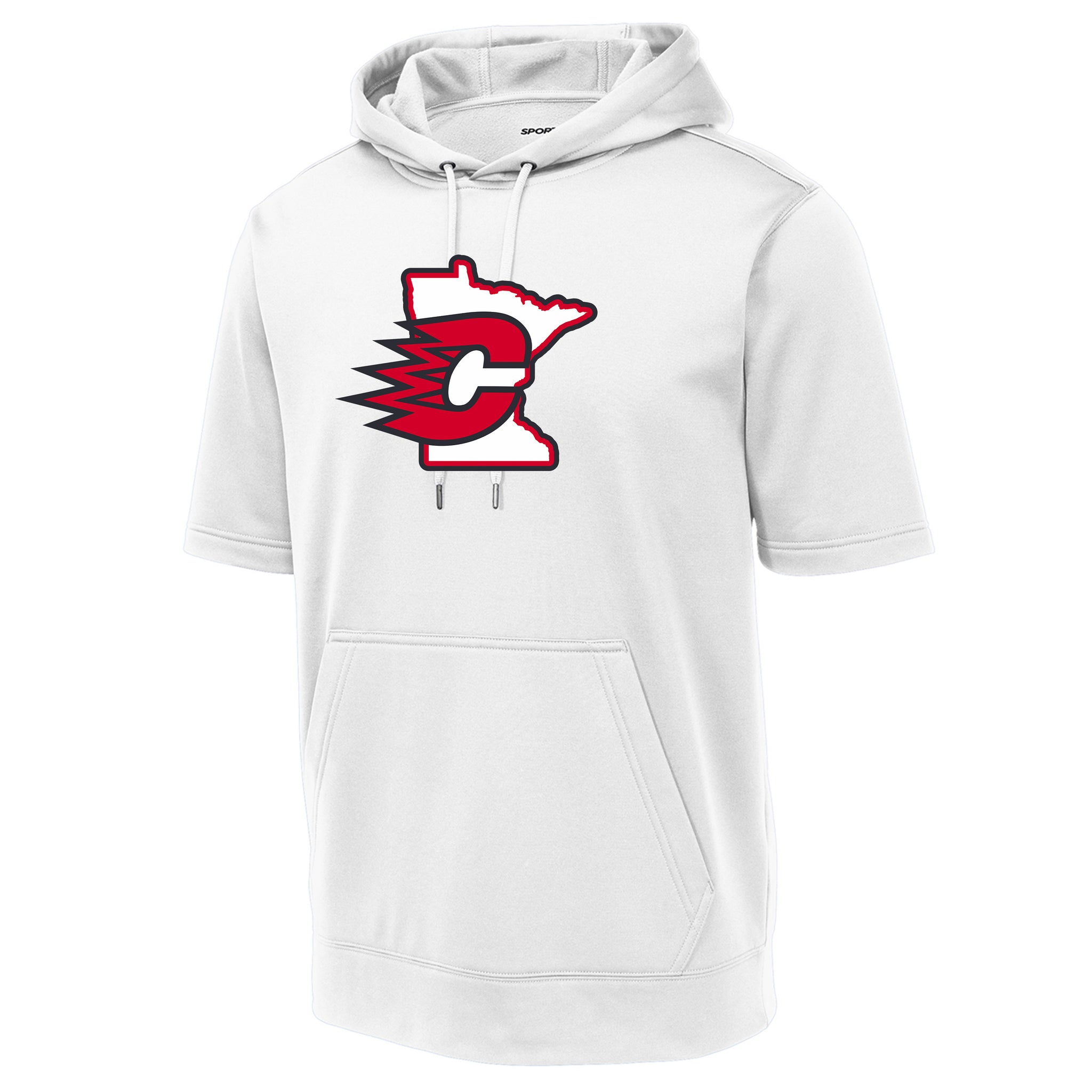 Centennial Hockey Sport-Tek ® Sport-Wick ® Fleece Short Sleeve Hooded Pullover