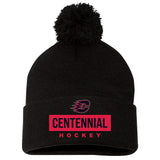 Centennial Hockey Sportsman 12" Pom-Pom Cuffed Beanie