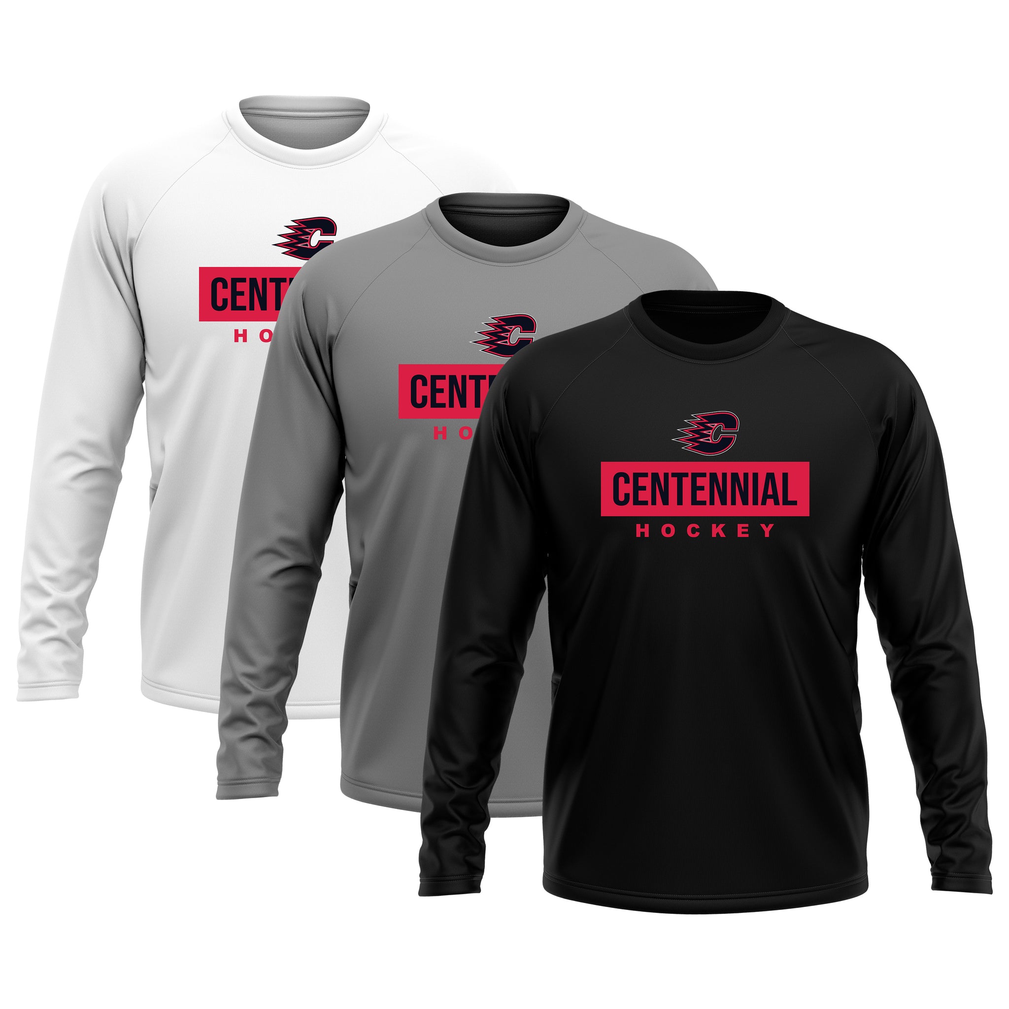 Centennial Hockey Mens/Boys Full Sublimation Long Sleeve