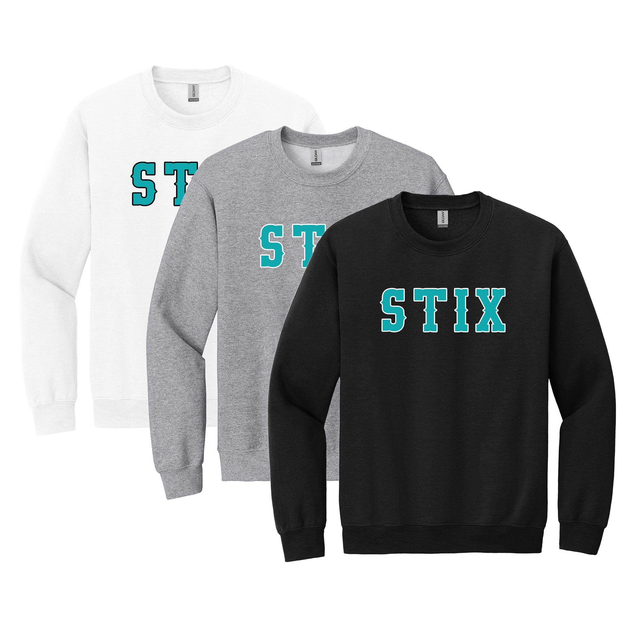 Carolina Hit Stix Baseball Gildan® Heavy Blend™ Crewneck Sweatshirt
