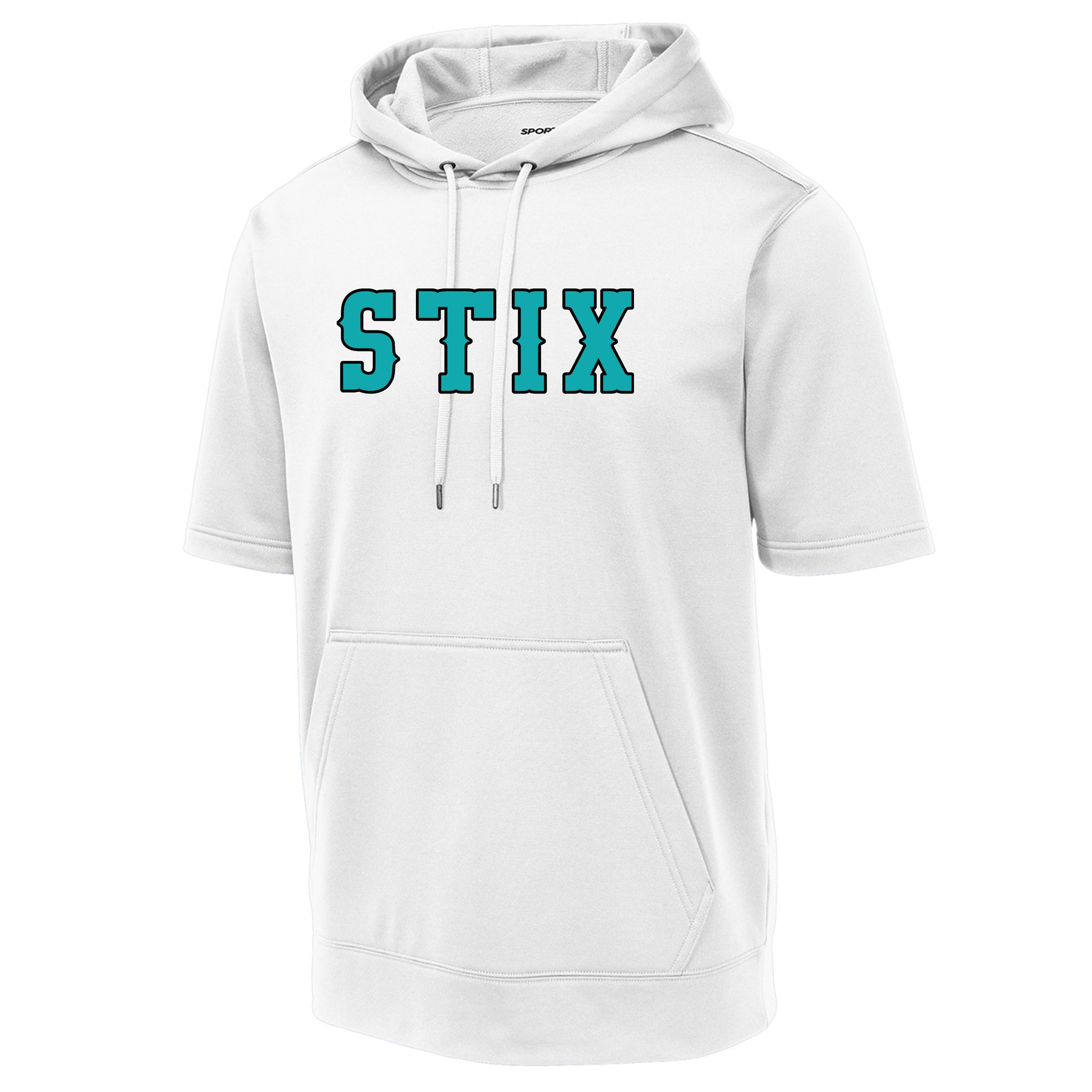 Carolina Hit Stix Baseball Sport-Tek ® Sport-Wick ® Fleece Short Sleeve Hooded Pullover