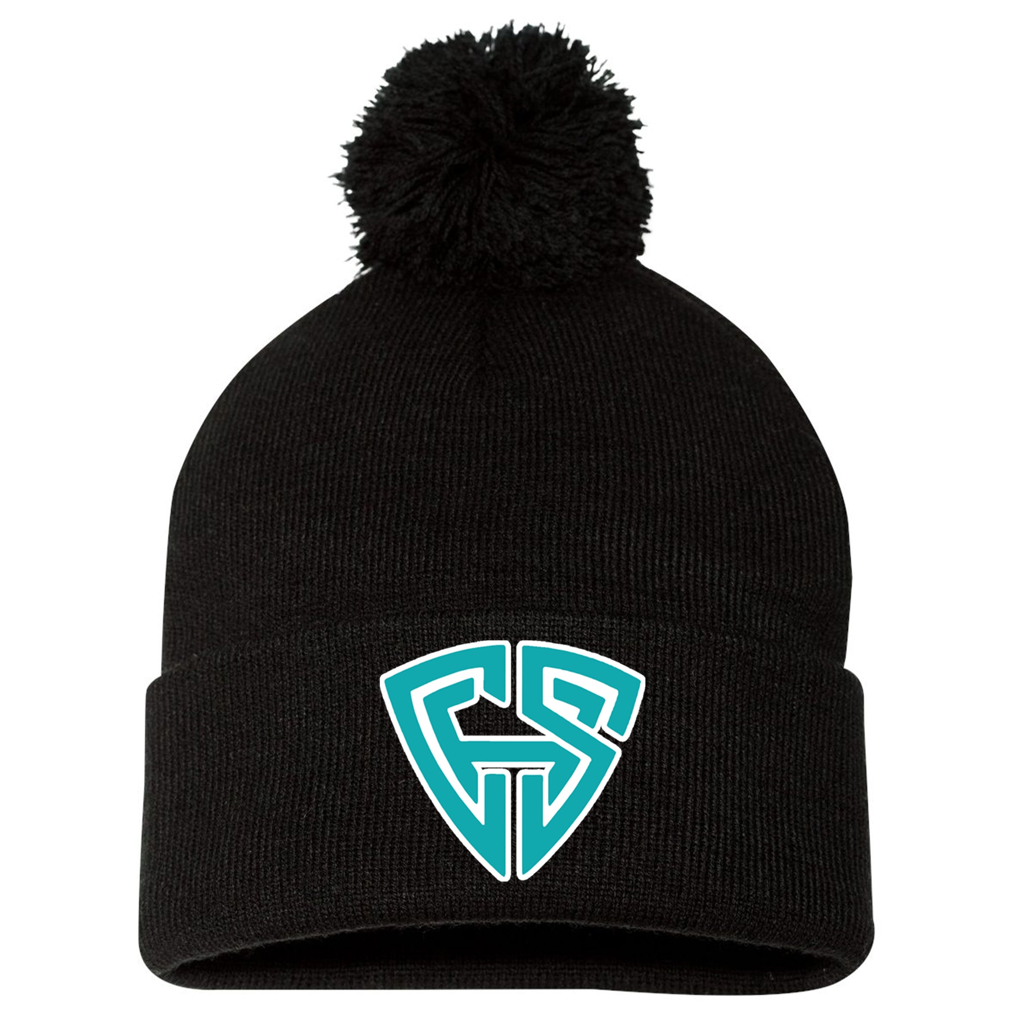 Carolina Hit Stix Baseball Sportsman 12" Pom-Pom Cuffed Beanie