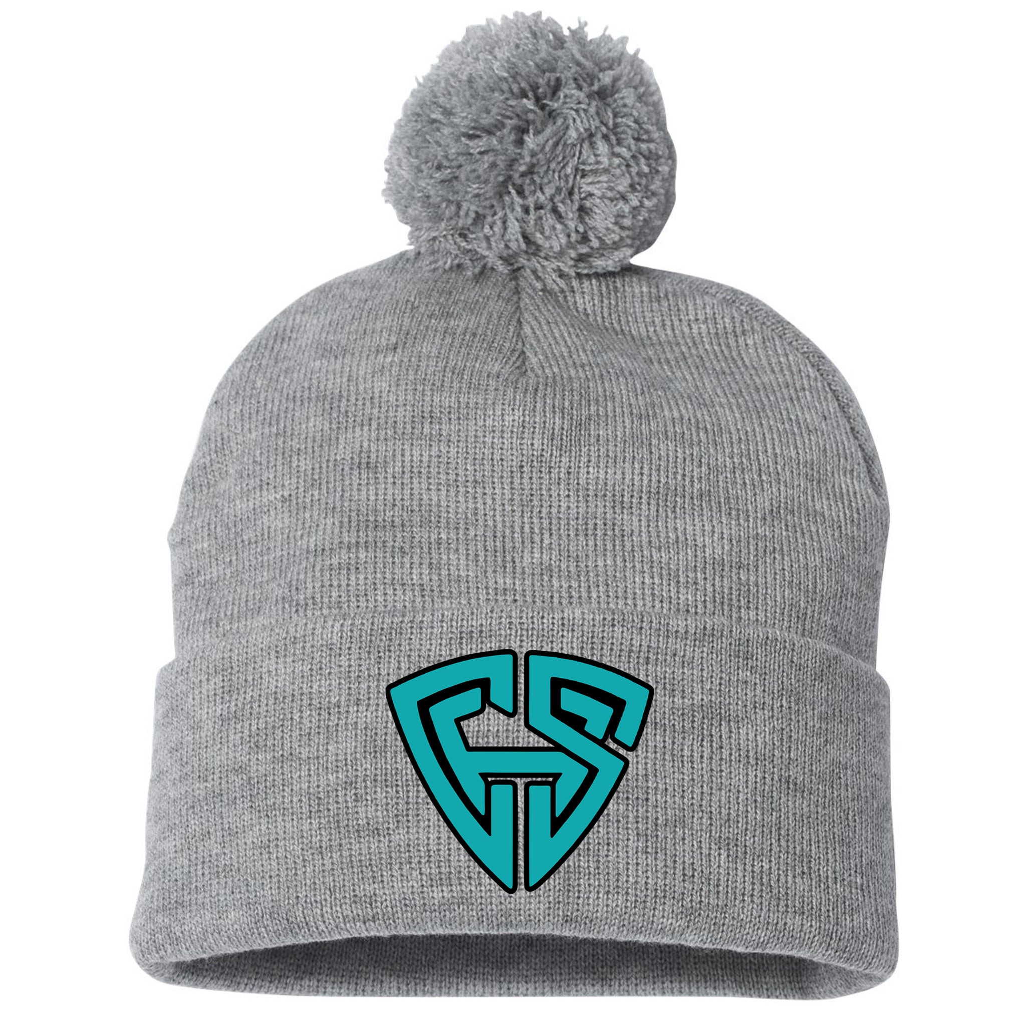 Carolina Hit Stix Baseball Sportsman 12" Pom-Pom Cuffed Beanie