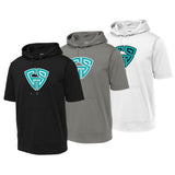 Carolina Hit Stix Baseball Sport-Tek ® Sport-Wick ® Fleece Short Sleeve Hooded Pullover