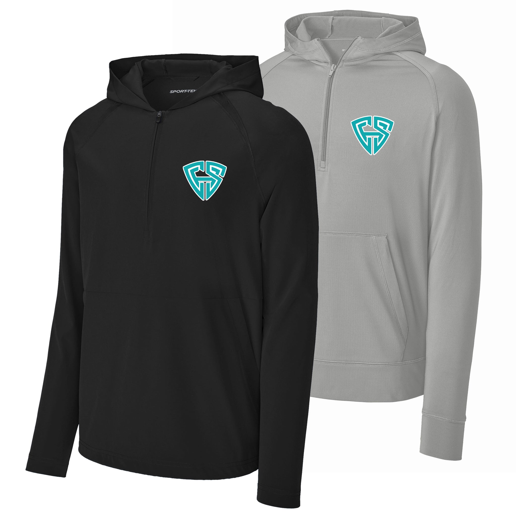 Carolina Hit Stix Baseball Sport-Tek® Sport-Wick® Stretch 1/2-Zip Hoodie