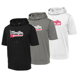 Menifee Cornhuskers Fastpitch Sport-Tek ® Sport-Wick ® Fleece Short Sleeve Hooded Pullover