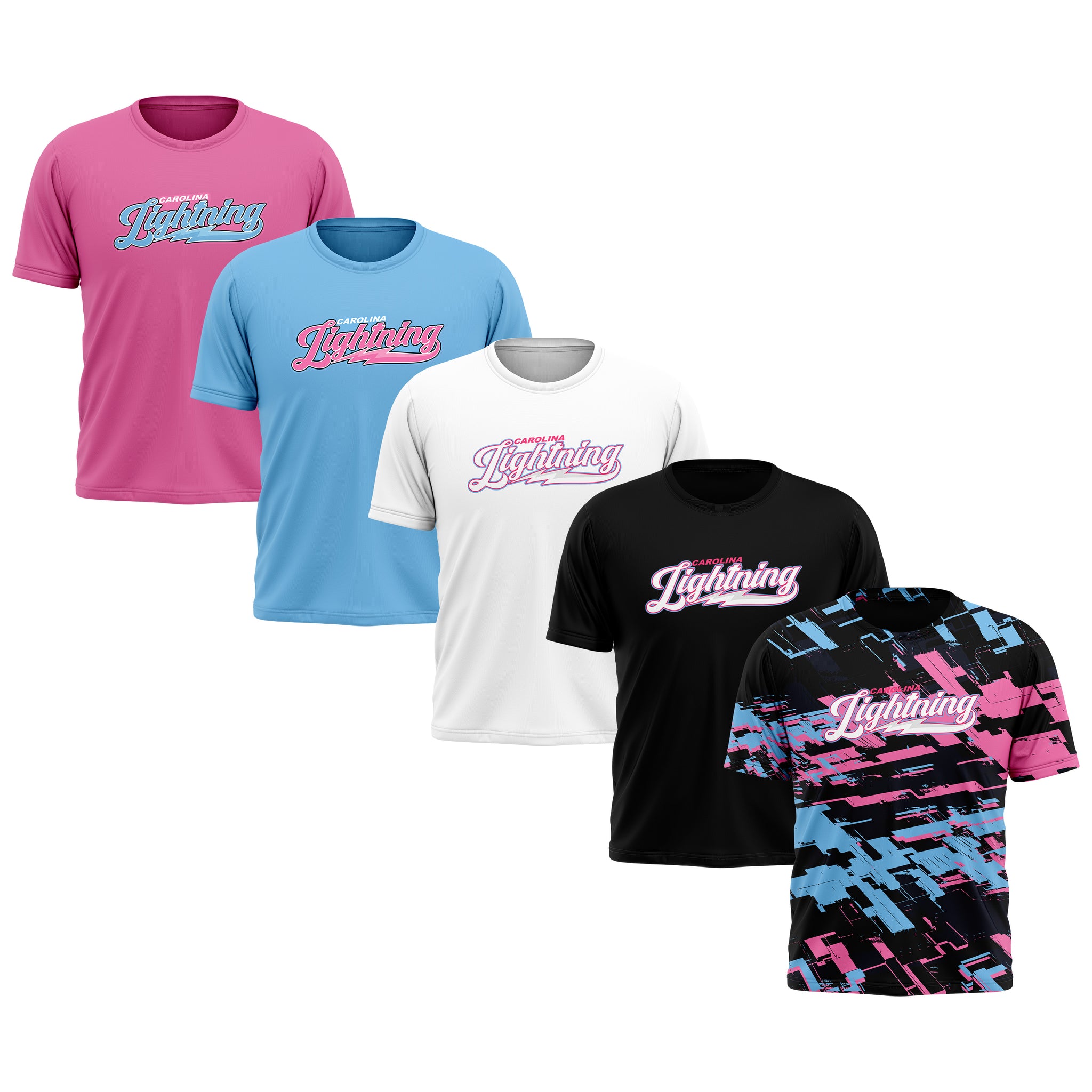 Carolina Lightning Fastpitch Mens Full Sublimation Short Sleeve