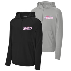 Carolina Lightning Fastpitch Sport-Tek® Sport-Wick® Stretch 1/2-Zip Hoodie