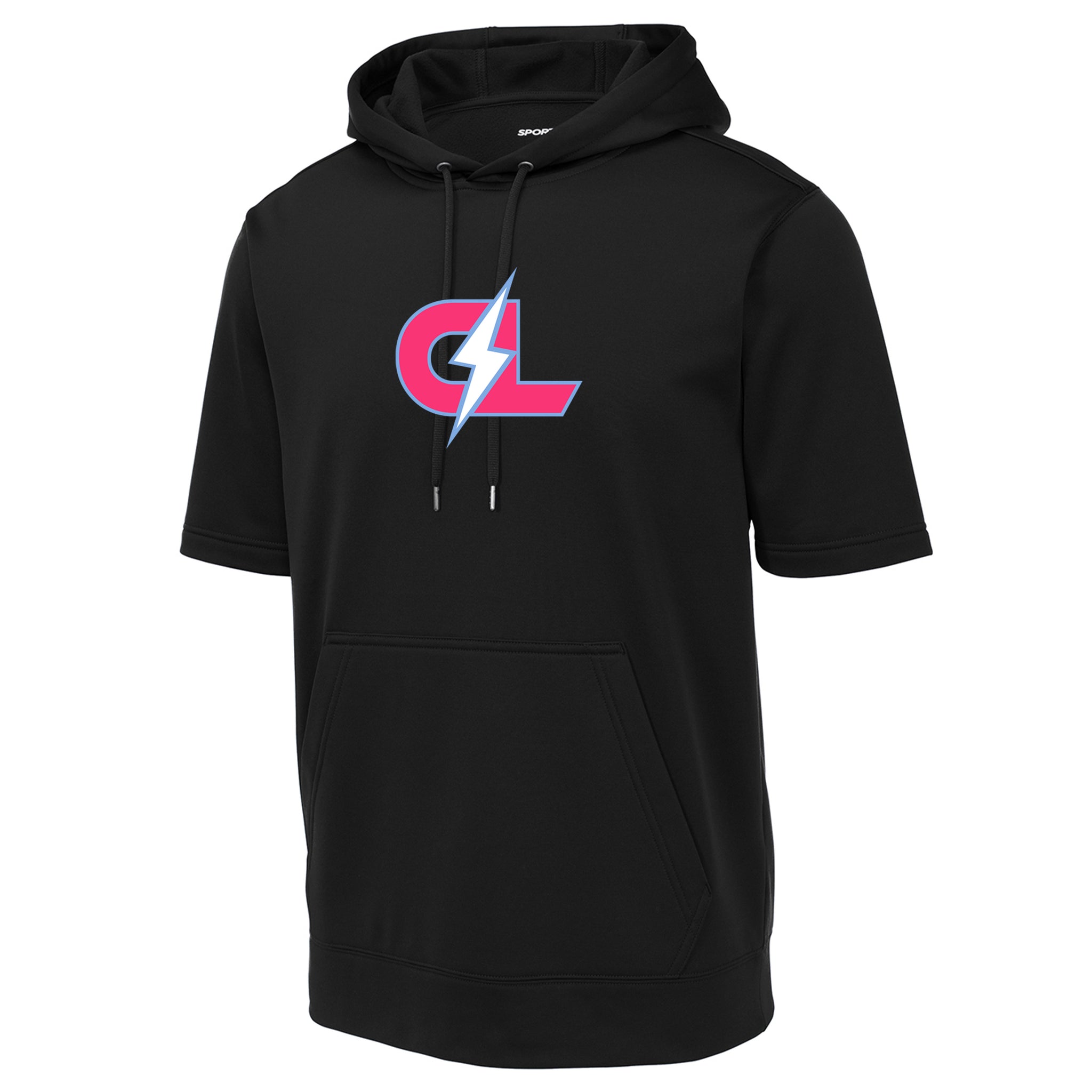 Carolina Lightning Fastpitch Sport-Tek ® Sport-Wick ® Fleece Short Sleeve Hooded Pullover