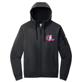 Carolina Lightning Fastpitch Nike Therma-FIT Pocket Full-Zip Fleece Hoodie