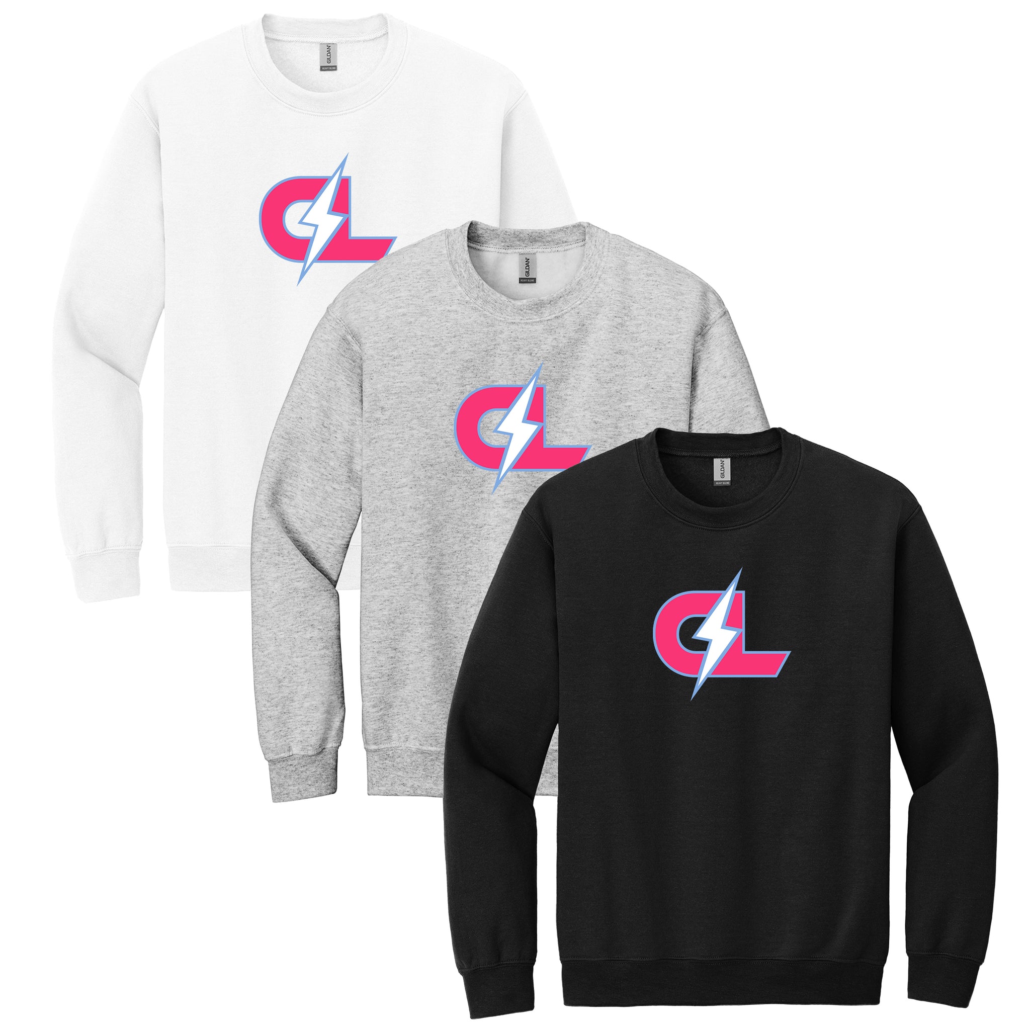 Carolina Lightning Fastpitch Heavy Blend™ Crewneck Sweatshirt