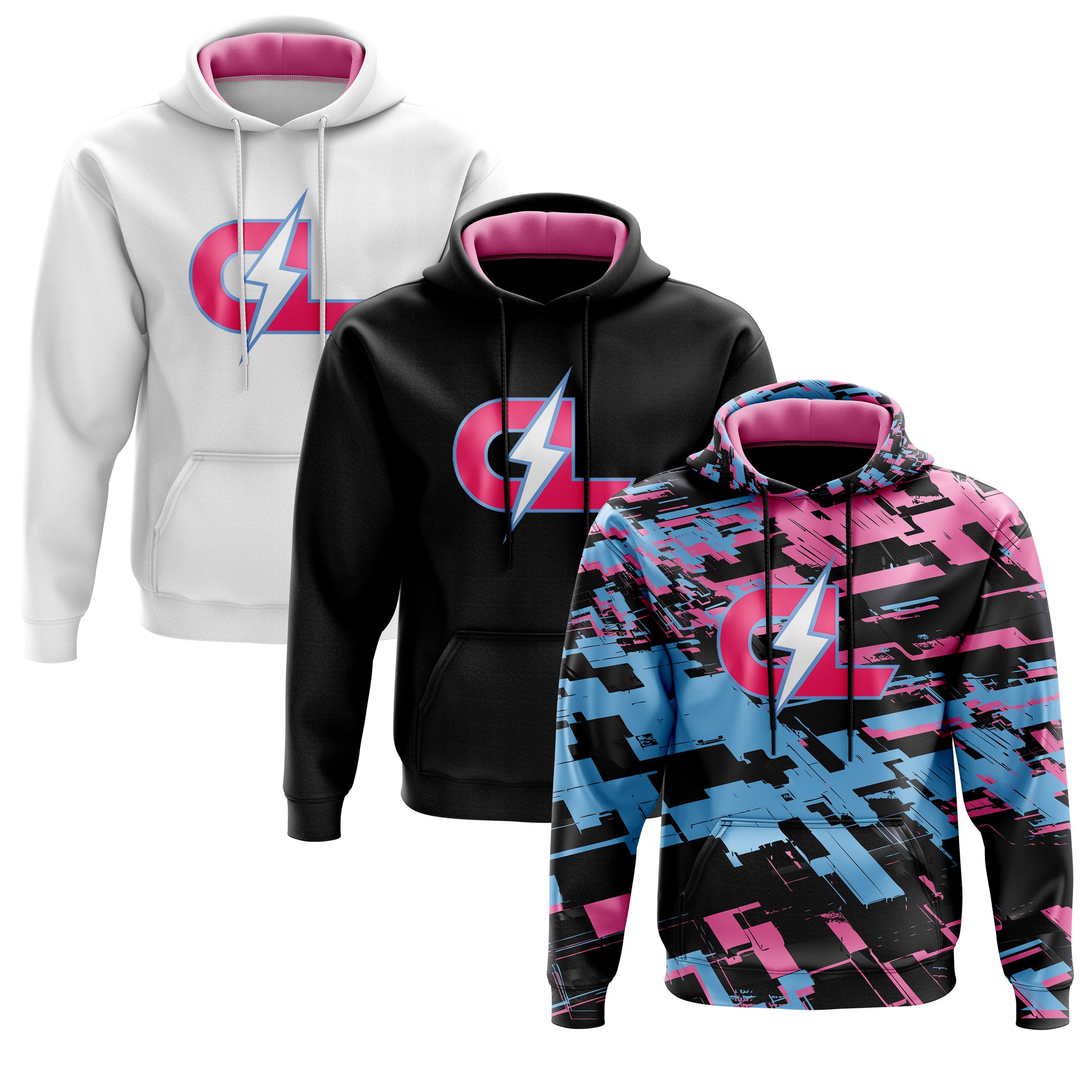 Carolina Lightning Fastpitch Mens Full Sub Hoodie