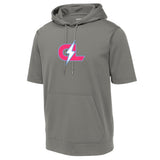 Carolina Lightning Fastpitch Sport-Tek ® Sport-Wick ® Fleece Short Sleeve Hooded Pullover