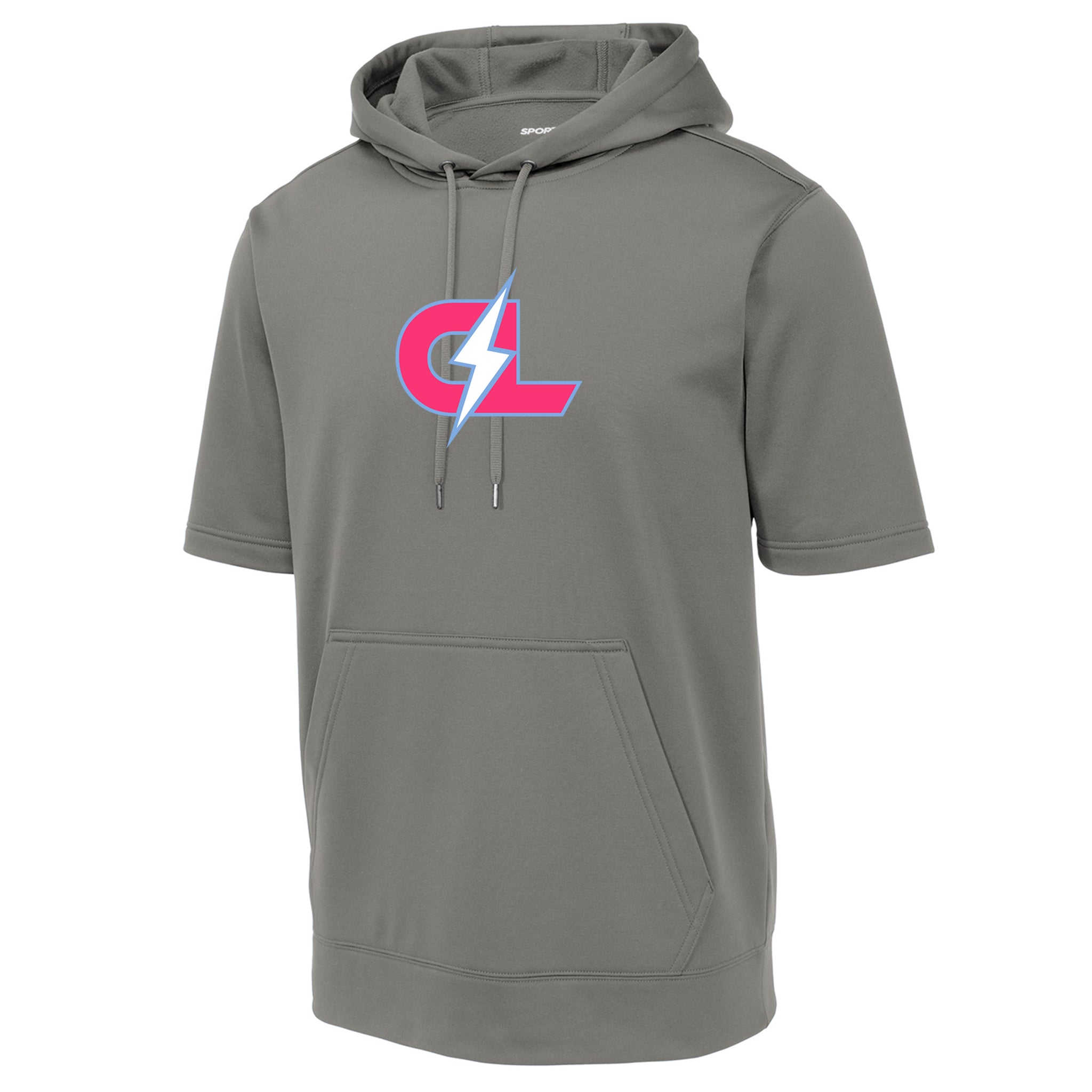 Carolina Lightning Fastpitch Sport-Tek ® Sport-Wick ® Fleece Short Sleeve Hooded Pullover