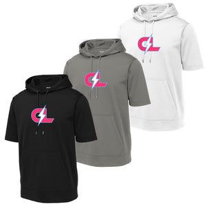 Carolina Lightning Fastpitch Sport-Tek ® Sport-Wick ® Fleece Short Sleeve Hooded Pullover