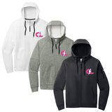 Carolina Lightning Fastpitch Nike Therma-FIT Pocket Full-Zip Fleece Hoodie