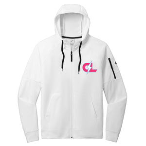 Carolina Lightning Fastpitch Nike Therma-FIT Pocket Full-Zip Fleece Hoodie