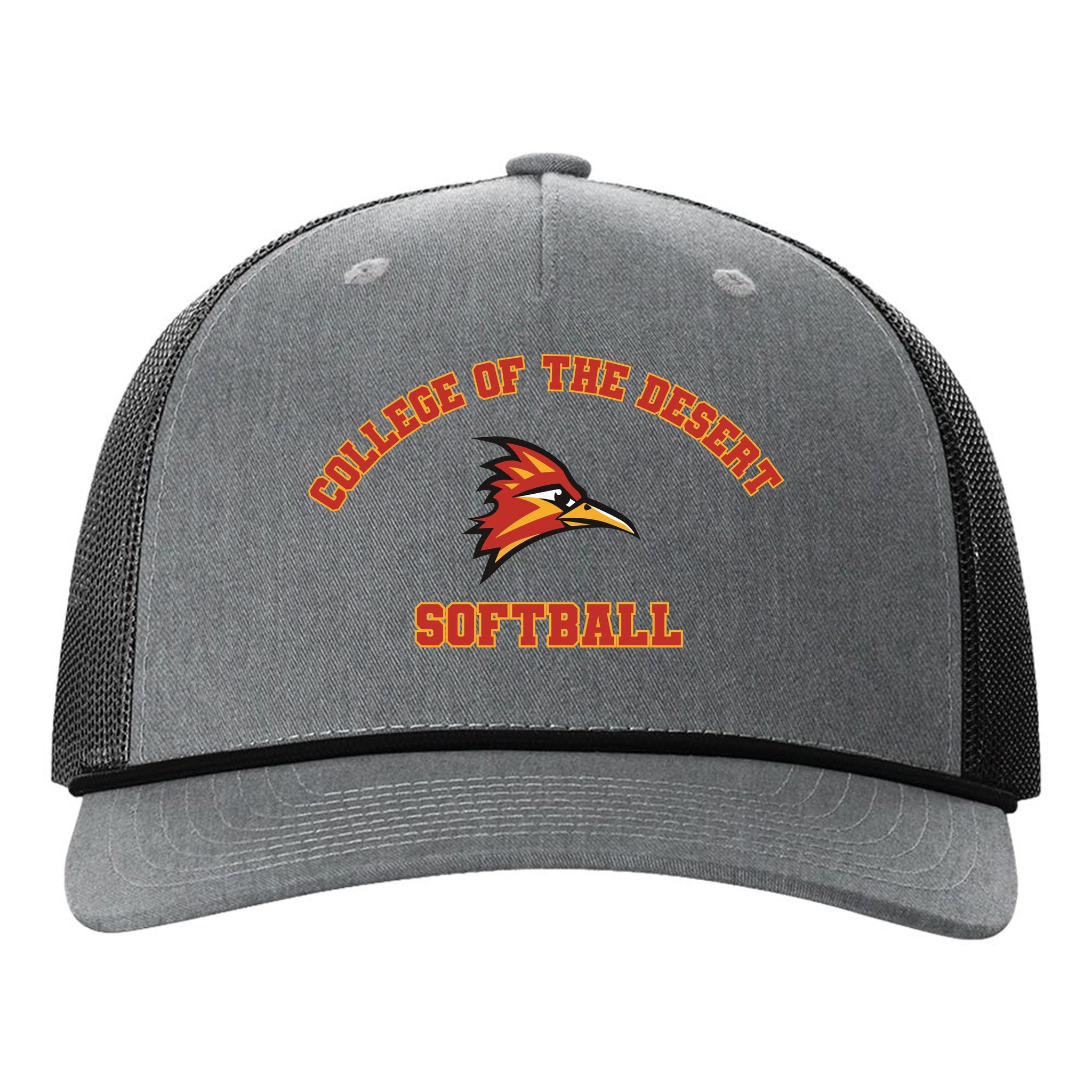 College of the Desert Fastpitch Richardson 112FPR Five Panel Trucker with Rope Snapback