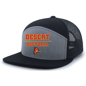 College of the Desert Fastpitch Pacific Headwear 6-Panel Trucker Snapback Hat