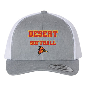 College of the Desert Fastpitch YP Classics Retro Trucker Snapback Hat