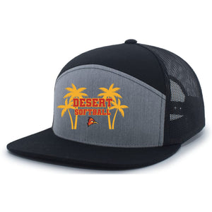 College of the Desert Fastpitch Pacific Headwear 6-Panel Trucker Snapback Hat