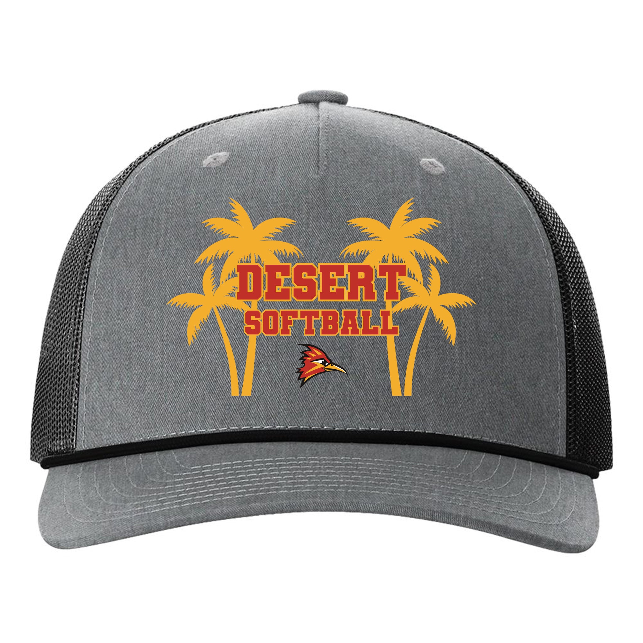 College of the Desert Fastpitch Richardson 112FPR Five Panel Trucker with Rope Snapback
