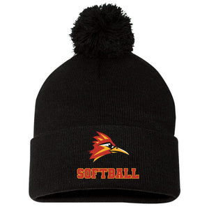 College of the Desert Fastpitch Sportsman 12" Pom-Pom Cuffed Beanie