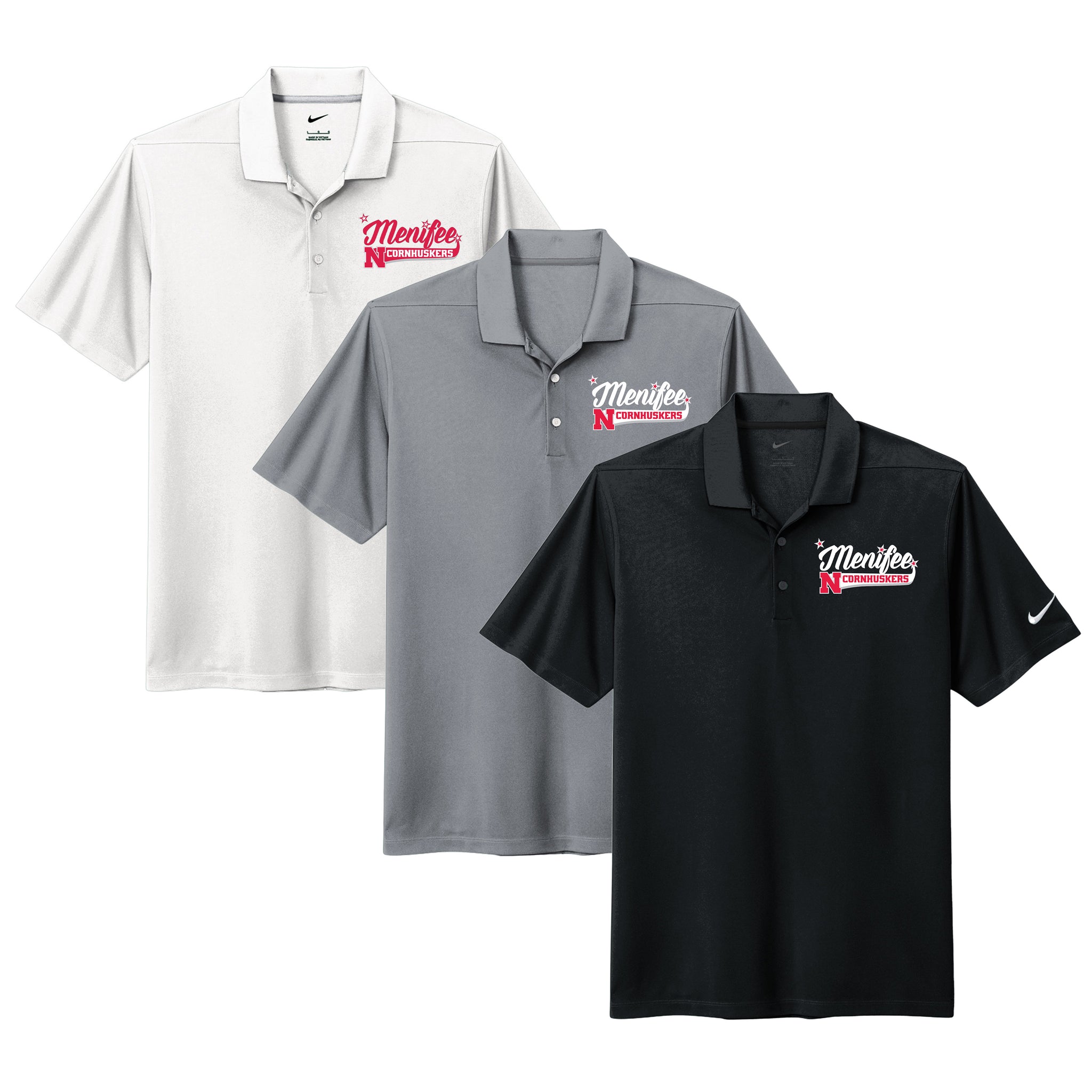 Menifee Cornhuskers Fastpitch Nike Dri-FIT Micro Pique 2.0 Pocket Polo