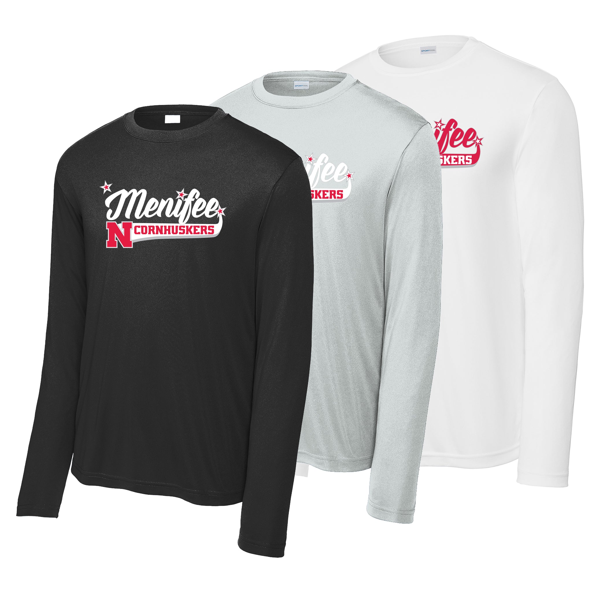 Menifee Cornhuskers Fastpitch Sport-Tek® Long Sleeve PosiCharge® Competitor™ Tee