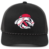 Carolina Rapid Fire Pacific Headwear Trucker Snapback Braid Patch Cap