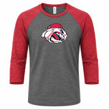 Carolina Rapid Fire  BELLA+CANVAS® Unisex 3/4-Sleeve Baseball Tee