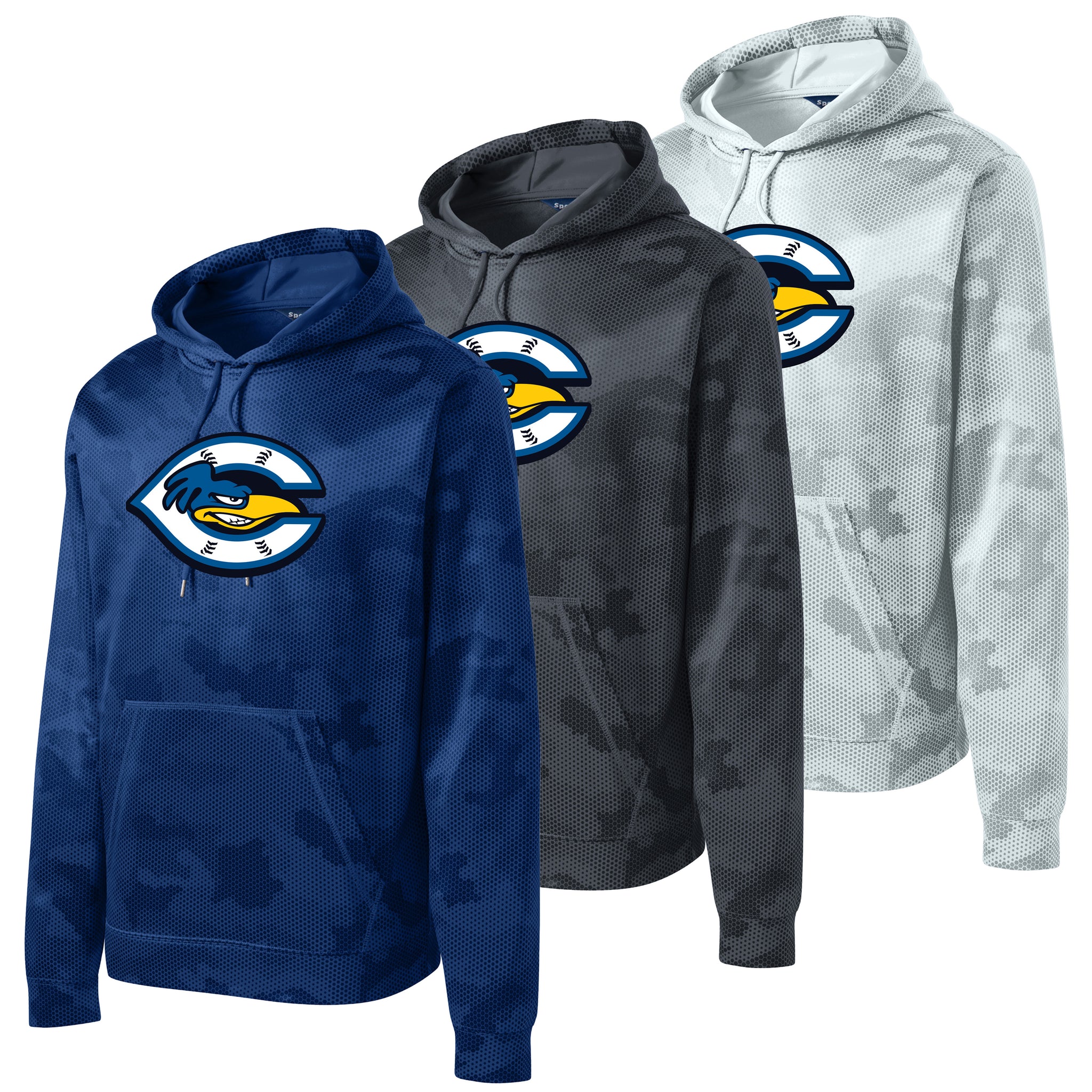 Cherryville Roadrunners Baseball Sport-Tek® Sport-Wick® CamoHex Fleece Hooded Pullover