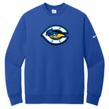Cherryville Roadrunners Baseball Nike Club Fleece Sleeve Swoosh Crew