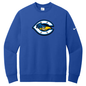Cherryville Roadrunners Baseball Nike Club Fleece Sleeve Swoosh Crew
