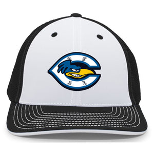 Cherryville Roadrunners Baseball 404M Pacific Headwear Trucker Pacflex Cap