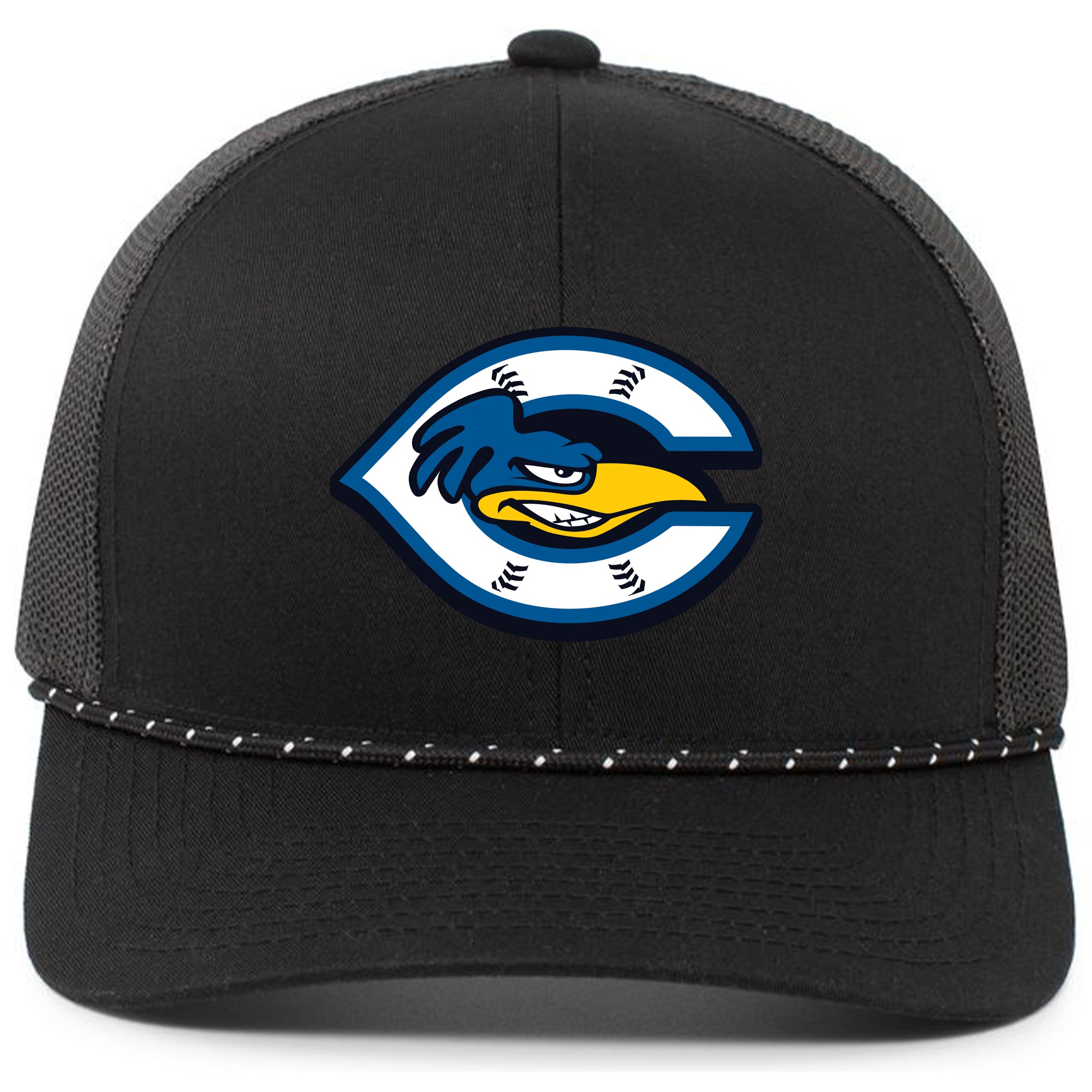 Cherryville Roadrunners Baseball Pacific Headwear Trucker Snapback Braid Cap